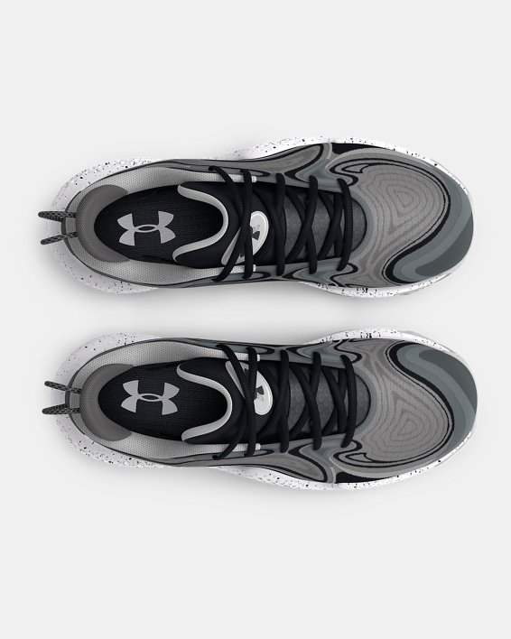 Unisex UA Spawn 6 Basketball Shoes, Gray, pdpMainDesktop image number 2